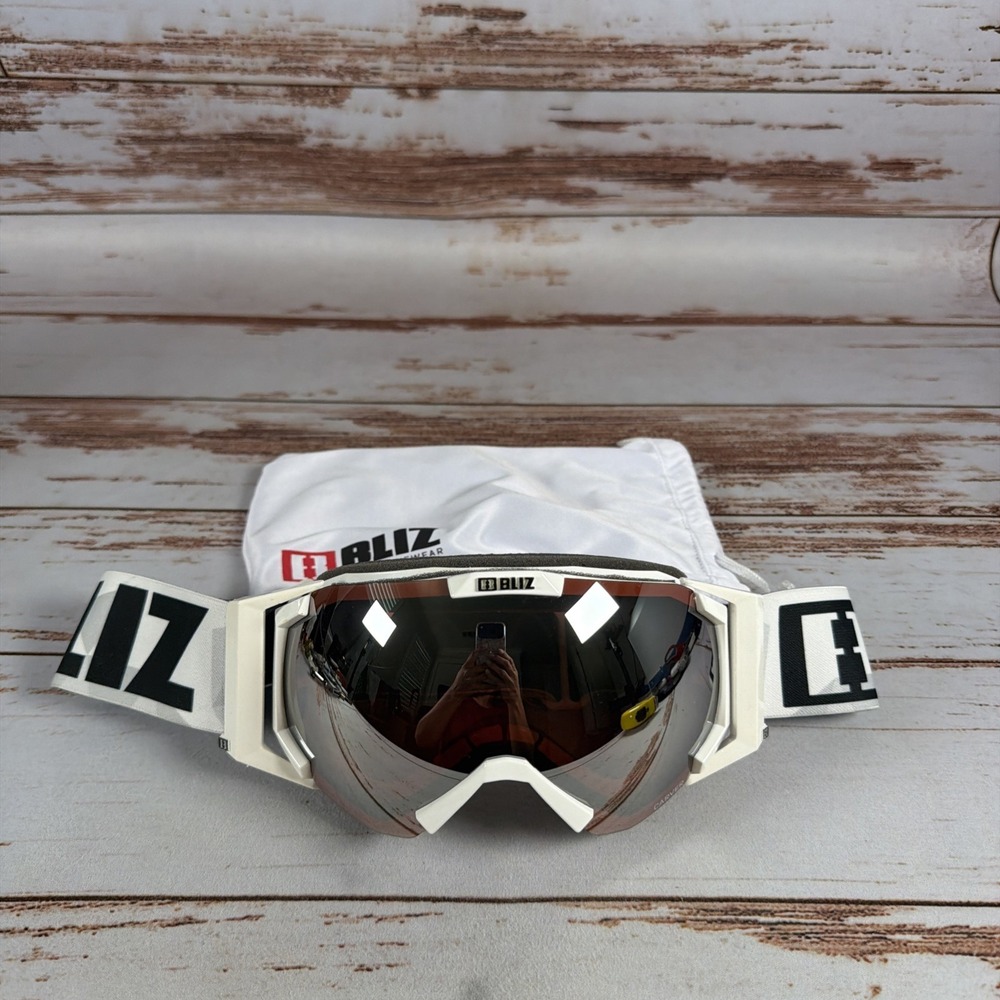 Bliz Carver JR White Ski Goggles Youth Child Size S